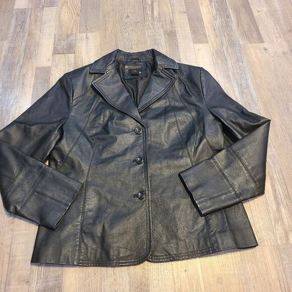 East 5th genuine xl womens leather jacket - Picture 1 of 11